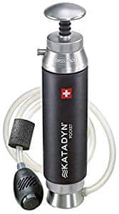 HYDROSOLVE Outdoor Tragbarer Wasserfilter Camping Notfall  Wasseraufbereitungssystem mit Handpumpe Filtration für Wandern und Camping